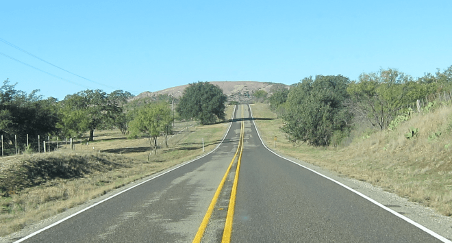 Road to Enchanted Rock
