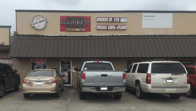 Marco's Burgers Exterior