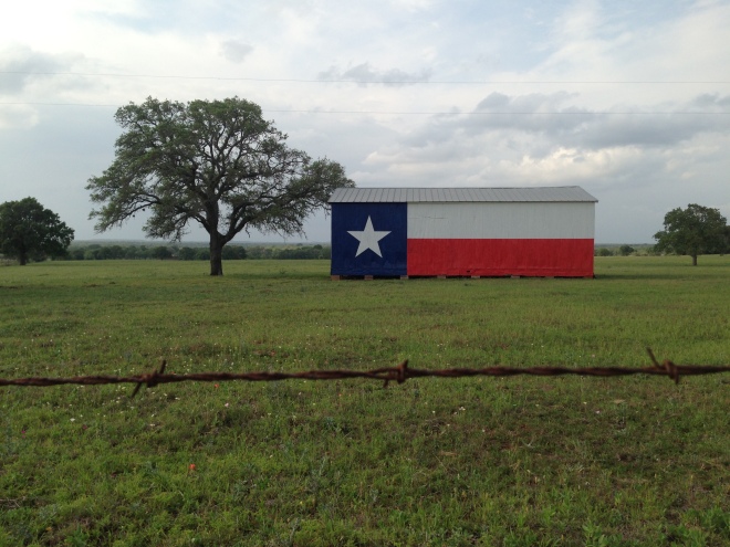 Texas Flag Barn