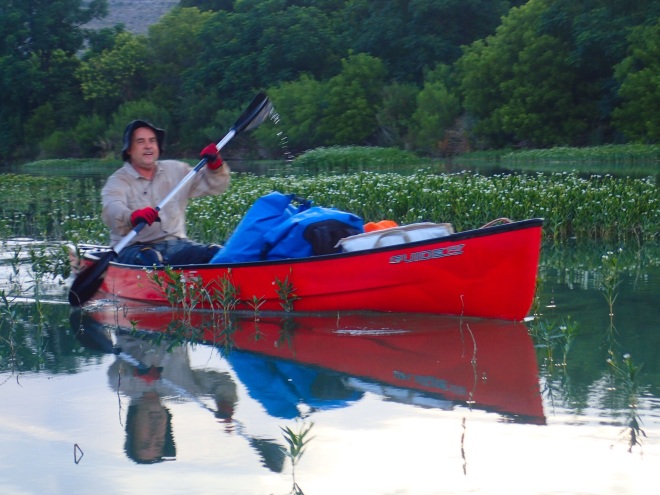 Dougal Paddling Canoe