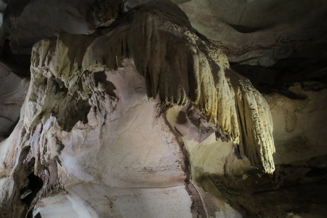 Longhorn Cavern Stalagtite
