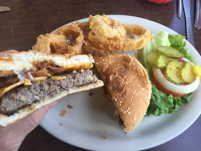 Comfort Cafe Burger Half